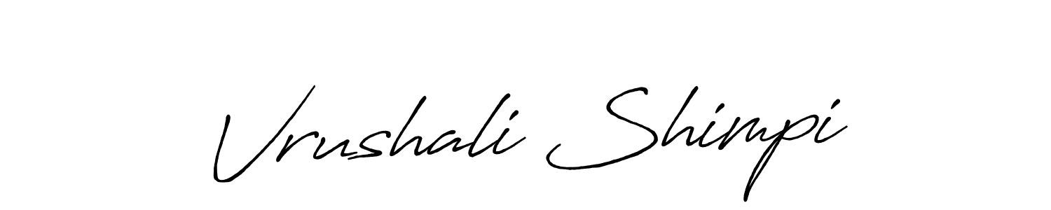Antro_Vectra_Bolder is a professional signature style that is perfect for those who want to add a touch of class to their signature. It is also a great choice for those who want to make their signature more unique. Get Vrushali Shimpi name to fancy signature for free. Vrushali Shimpi signature style 7 images and pictures png