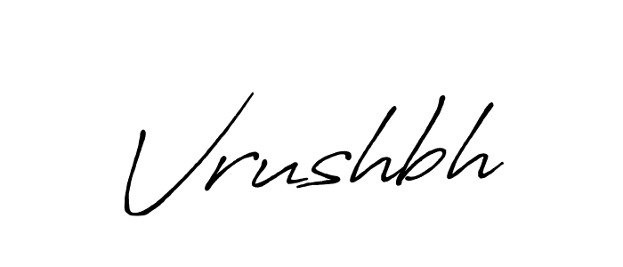 Once you've used our free online signature maker to create your best signature Antro_Vectra_Bolder style, it's time to enjoy all of the benefits that Vrushbh name signing documents. Vrushbh signature style 7 images and pictures png