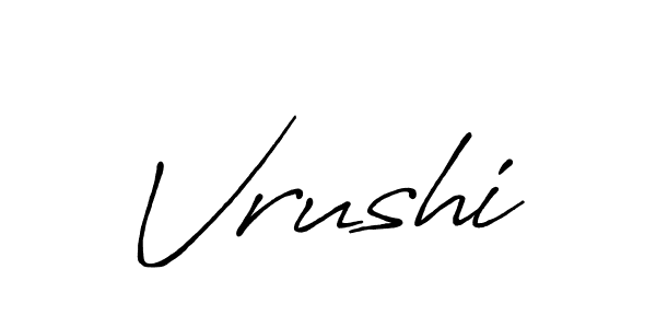 See photos of Vrushi official signature by Spectra . Check more albums & portfolios. Read reviews & check more about Antro_Vectra_Bolder font. Vrushi signature style 7 images and pictures png