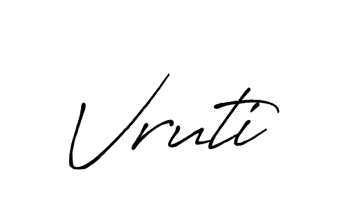 How to Draw Vruti signature style? Antro_Vectra_Bolder is a latest design signature styles for name Vruti. Vruti signature style 7 images and pictures png