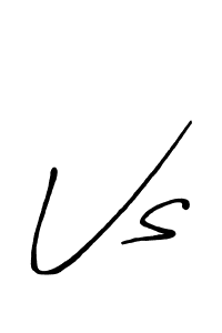 How to Draw Vs signature style? Antro_Vectra_Bolder is a latest design signature styles for name Vs. Vs signature style 7 images and pictures png