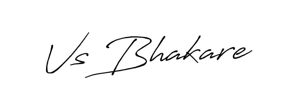 Similarly Antro_Vectra_Bolder is the best handwritten signature design. Signature creator online .You can use it as an online autograph creator for name Vs Bhakare. Vs Bhakare signature style 7 images and pictures png