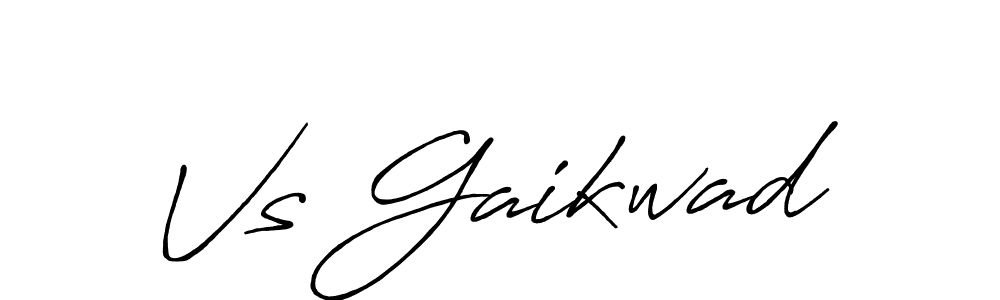 You should practise on your own different ways (Antro_Vectra_Bolder) to write your name (Vs Gaikwad) in signature. don't let someone else do it for you. Vs Gaikwad signature style 7 images and pictures png