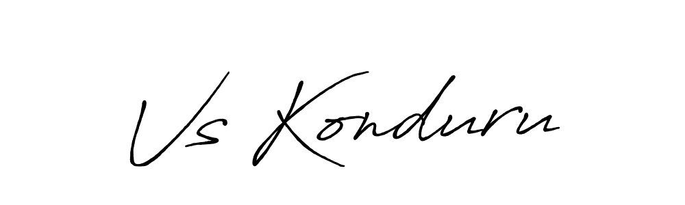 Antro_Vectra_Bolder is a professional signature style that is perfect for those who want to add a touch of class to their signature. It is also a great choice for those who want to make their signature more unique. Get Vs Konduru name to fancy signature for free. Vs Konduru signature style 7 images and pictures png