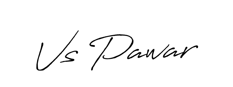 Make a beautiful signature design for name Vs Pawar. With this signature (Antro_Vectra_Bolder) style, you can create a handwritten signature for free. Vs Pawar signature style 7 images and pictures png