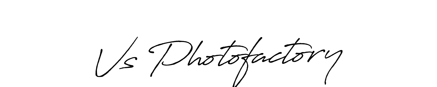 How to make Vs Photofactory name signature. Use Antro_Vectra_Bolder style for creating short signs online. This is the latest handwritten sign. Vs Photofactory signature style 7 images and pictures png