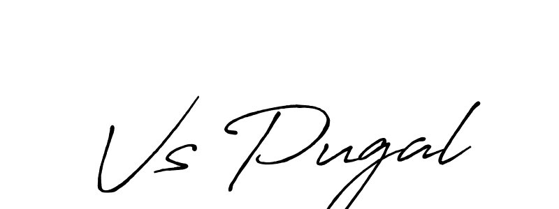 Make a beautiful signature design for name Vs Pugal. Use this online signature maker to create a handwritten signature for free. Vs Pugal signature style 7 images and pictures png