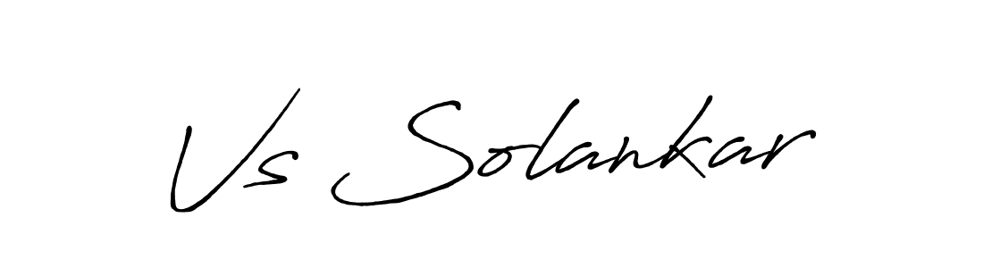 if you are searching for the best signature style for your name Vs Solankar. so please give up your signature search. here we have designed multiple signature styles  using Antro_Vectra_Bolder. Vs Solankar signature style 7 images and pictures png