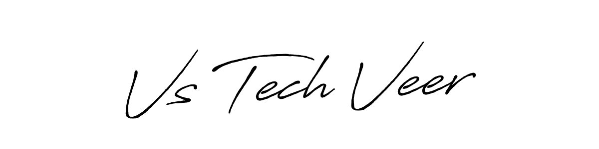 How to Draw Vs Tech Veer signature style? Antro_Vectra_Bolder is a latest design signature styles for name Vs Tech Veer. Vs Tech Veer signature style 7 images and pictures png