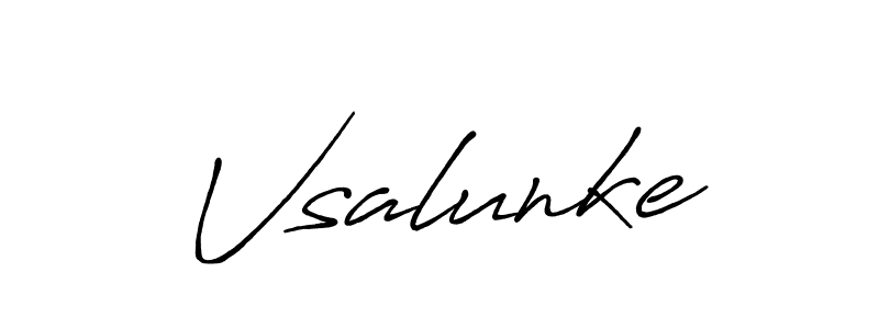 Make a beautiful signature design for name Vsalunke. Use this online signature maker to create a handwritten signature for free. Vsalunke signature style 7 images and pictures png