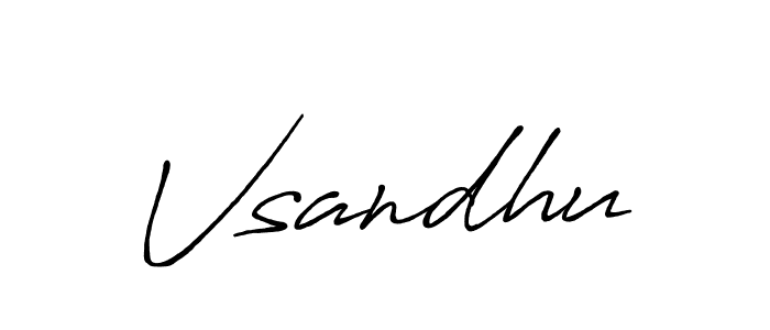 It looks lik you need a new signature style for name Vsandhu. Design unique handwritten (Antro_Vectra_Bolder) signature with our free signature maker in just a few clicks. Vsandhu signature style 7 images and pictures png