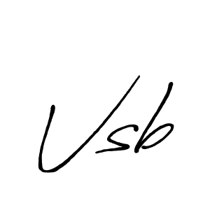 Use a signature maker to create a handwritten signature online. With this signature software, you can design (Antro_Vectra_Bolder) your own signature for name Vsb. Vsb signature style 7 images and pictures png
