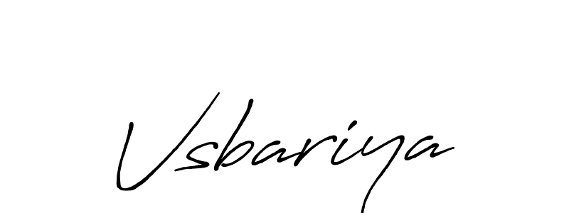 if you are searching for the best signature style for your name Vsbariya. so please give up your signature search. here we have designed multiple signature styles  using Antro_Vectra_Bolder. Vsbariya signature style 7 images and pictures png