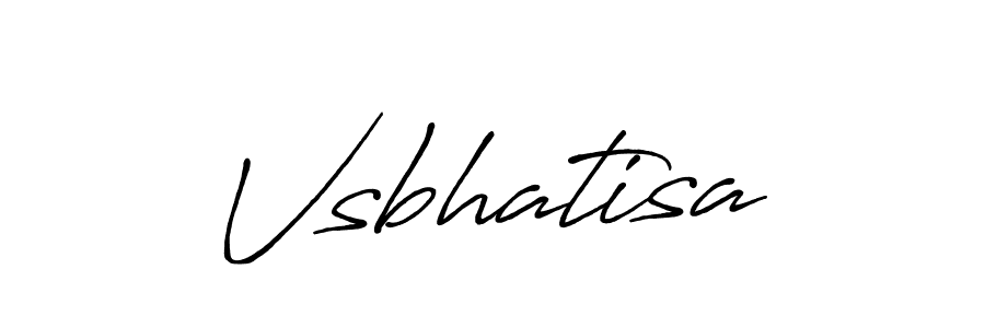 It looks lik you need a new signature style for name Vsbhatisa. Design unique handwritten (Antro_Vectra_Bolder) signature with our free signature maker in just a few clicks. Vsbhatisa signature style 7 images and pictures png