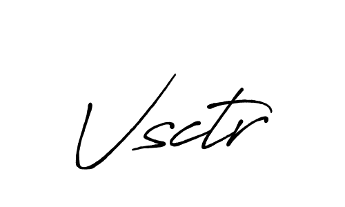 Make a beautiful signature design for name Vsctr. With this signature (Antro_Vectra_Bolder) style, you can create a handwritten signature for free. Vsctr signature style 7 images and pictures png