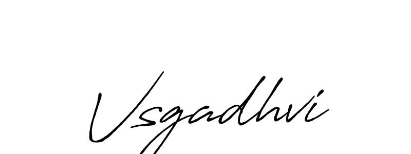 How to Draw Vsgadhvi signature style? Antro_Vectra_Bolder is a latest design signature styles for name Vsgadhvi. Vsgadhvi signature style 7 images and pictures png
