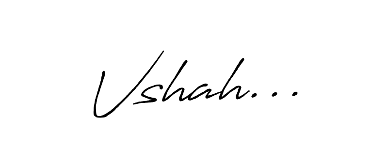 Similarly Antro_Vectra_Bolder is the best handwritten signature design. Signature creator online .You can use it as an online autograph creator for name Vshah.... Vshah... signature style 7 images and pictures png