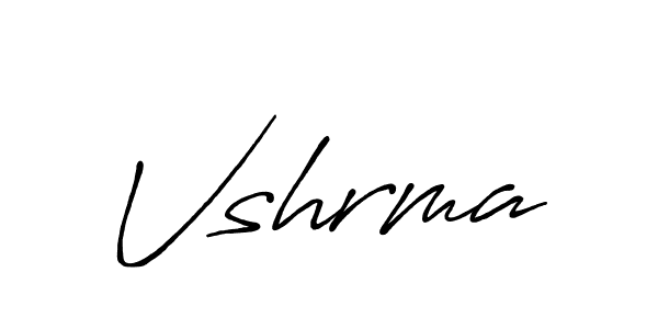 Also we have Vshrma name is the best signature style. Create professional handwritten signature collection using Antro_Vectra_Bolder autograph style. Vshrma signature style 7 images and pictures png
