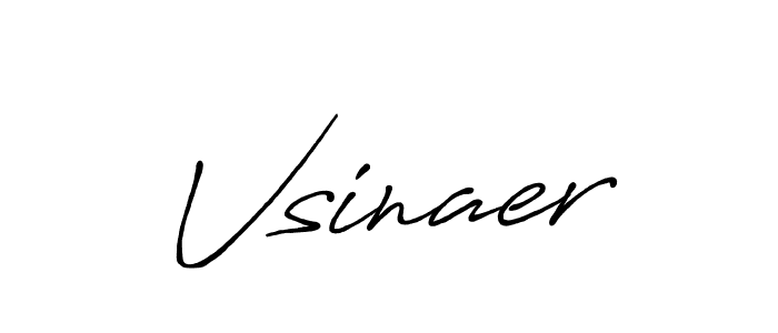It looks lik you need a new signature style for name Vsinaer. Design unique handwritten (Antro_Vectra_Bolder) signature with our free signature maker in just a few clicks. Vsinaer signature style 7 images and pictures png