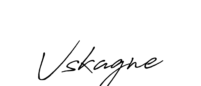 Also we have Vskagne name is the best signature style. Create professional handwritten signature collection using Antro_Vectra_Bolder autograph style. Vskagne signature style 7 images and pictures png