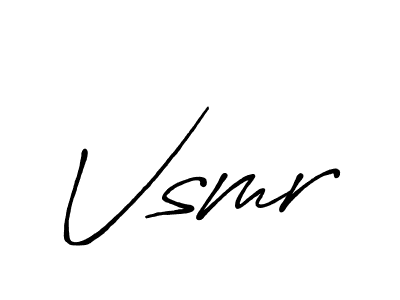 How to make Vsmr signature? Antro_Vectra_Bolder is a professional autograph style. Create handwritten signature for Vsmr name. Vsmr signature style 7 images and pictures png