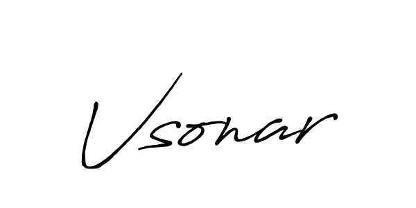 How to make Vsonar name signature. Use Antro_Vectra_Bolder style for creating short signs online. This is the latest handwritten sign. Vsonar signature style 7 images and pictures png