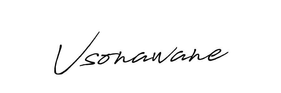 How to make Vsonawane signature? Antro_Vectra_Bolder is a professional autograph style. Create handwritten signature for Vsonawane name. Vsonawane signature style 7 images and pictures png