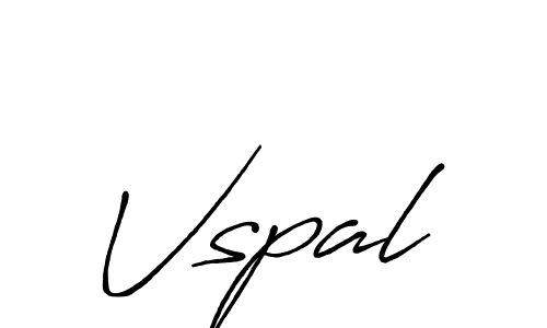 Use a signature maker to create a handwritten signature online. With this signature software, you can design (Antro_Vectra_Bolder) your own signature for name Vspal. Vspal signature style 7 images and pictures png