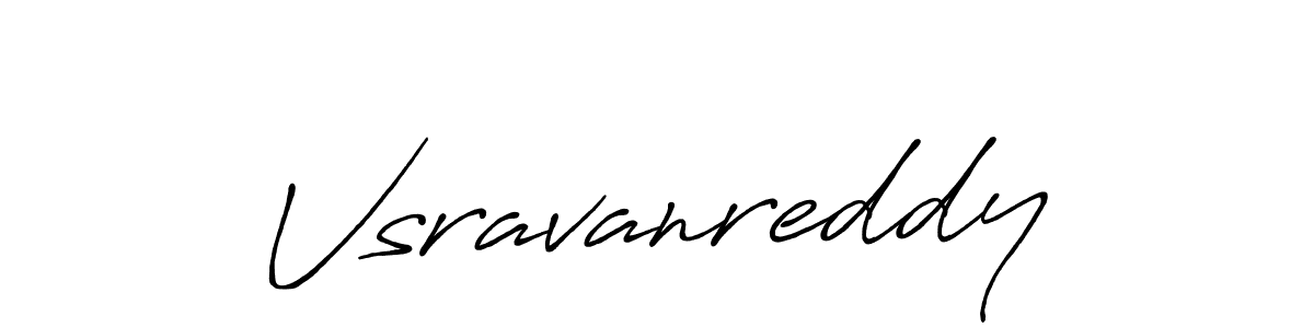 It looks lik you need a new signature style for name Vsravanreddy. Design unique handwritten (Antro_Vectra_Bolder) signature with our free signature maker in just a few clicks. Vsravanreddy signature style 7 images and pictures png