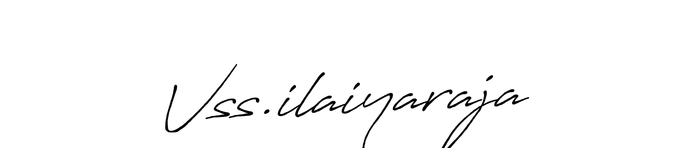 Vss.ilaiyaraja stylish signature style. Best Handwritten Sign (Antro_Vectra_Bolder) for my name. Handwritten Signature Collection Ideas for my name Vss.ilaiyaraja. Vss.ilaiyaraja signature style 7 images and pictures png