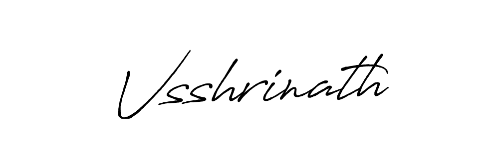 Use a signature maker to create a handwritten signature online. With this signature software, you can design (Antro_Vectra_Bolder) your own signature for name Vsshrinath. Vsshrinath signature style 7 images and pictures png