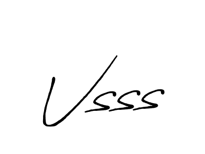 Design your own signature with our free online signature maker. With this signature software, you can create a handwritten (Antro_Vectra_Bolder) signature for name Vsss. Vsss signature style 7 images and pictures png