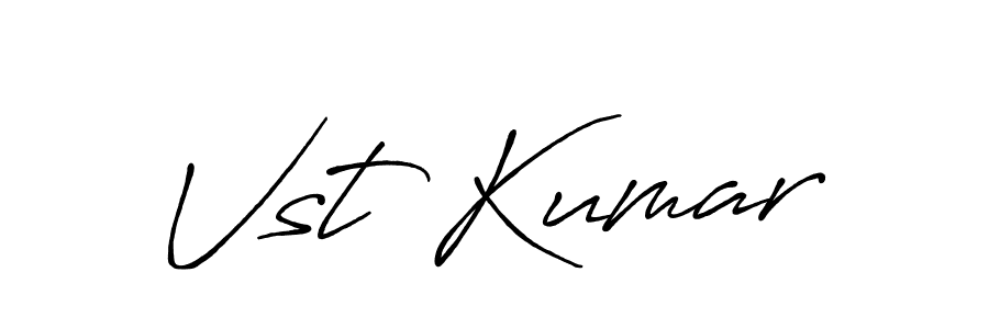 Similarly Antro_Vectra_Bolder is the best handwritten signature design. Signature creator online .You can use it as an online autograph creator for name Vst Kumar. Vst Kumar signature style 7 images and pictures png