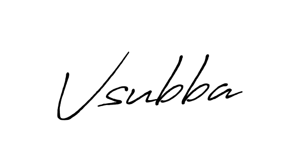 How to make Vsubba name signature. Use Antro_Vectra_Bolder style for creating short signs online. This is the latest handwritten sign. Vsubba signature style 7 images and pictures png