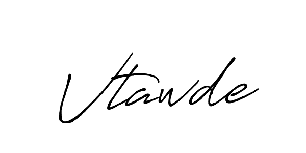 Antro_Vectra_Bolder is a professional signature style that is perfect for those who want to add a touch of class to their signature. It is also a great choice for those who want to make their signature more unique. Get Vtawde name to fancy signature for free. Vtawde signature style 7 images and pictures png