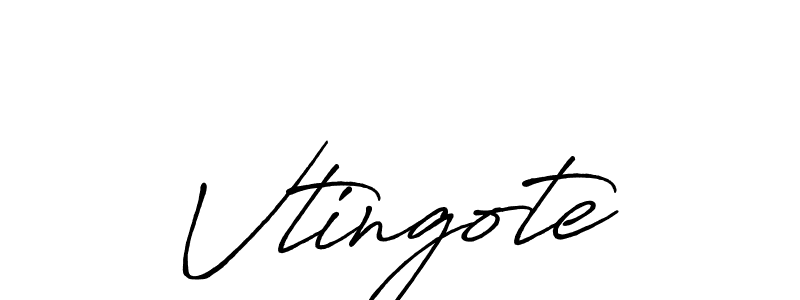 Also we have Vtingote name is the best signature style. Create professional handwritten signature collection using Antro_Vectra_Bolder autograph style. Vtingote signature style 7 images and pictures png