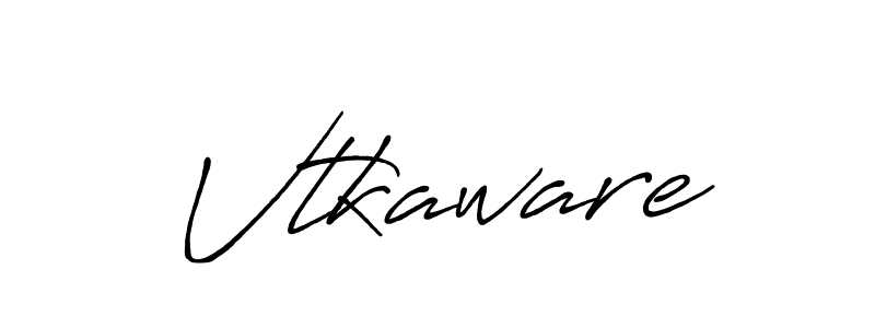 Also we have Vtkaware name is the best signature style. Create professional handwritten signature collection using Antro_Vectra_Bolder autograph style. Vtkaware signature style 7 images and pictures png