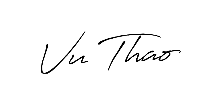 Once you've used our free online signature maker to create your best signature Antro_Vectra_Bolder style, it's time to enjoy all of the benefits that Vu Thao name signing documents. Vu Thao signature style 7 images and pictures png