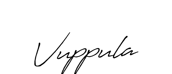 It looks lik you need a new signature style for name Vuppula. Design unique handwritten (Antro_Vectra_Bolder) signature with our free signature maker in just a few clicks. Vuppula signature style 7 images and pictures png