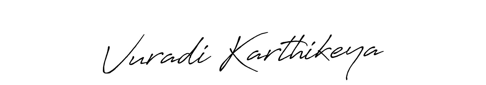 This is the best signature style for the Vuradi Karthikeya name. Also you like these signature font (Antro_Vectra_Bolder). Mix name signature. Vuradi Karthikeya signature style 7 images and pictures png