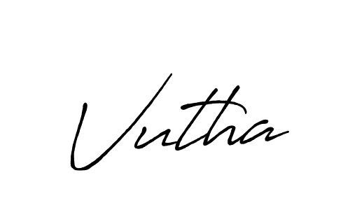 You should practise on your own different ways (Antro_Vectra_Bolder) to write your name (Vutha) in signature. don't let someone else do it for you. Vutha signature style 7 images and pictures png