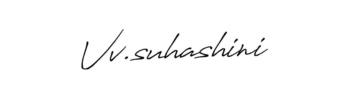 if you are searching for the best signature style for your name Vv.suhashini. so please give up your signature search. here we have designed multiple signature styles  using Antro_Vectra_Bolder. Vv.suhashini signature style 7 images and pictures png