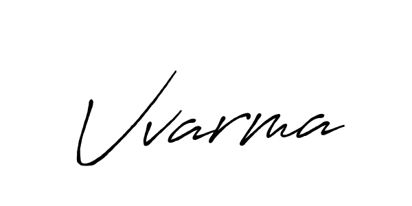 How to make Vvarma name signature. Use Antro_Vectra_Bolder style for creating short signs online. This is the latest handwritten sign. Vvarma signature style 7 images and pictures png