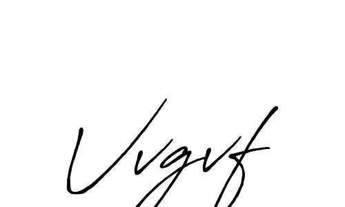 Make a beautiful signature design for name Vvgvf. With this signature (Antro_Vectra_Bolder) style, you can create a handwritten signature for free. Vvgvf signature style 7 images and pictures png