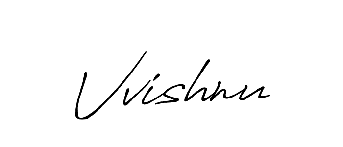 It looks lik you need a new signature style for name Vvishnu. Design unique handwritten (Antro_Vectra_Bolder) signature with our free signature maker in just a few clicks. Vvishnu signature style 7 images and pictures png