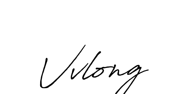 Best and Professional Signature Style for Vvlong. Antro_Vectra_Bolder Best Signature Style Collection. Vvlong signature style 7 images and pictures png