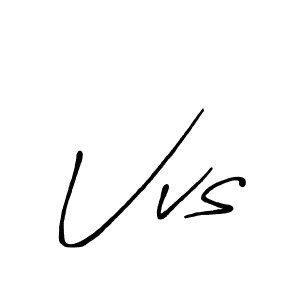 Use a signature maker to create a handwritten signature online. With this signature software, you can design (Antro_Vectra_Bolder) your own signature for name Vvs. Vvs signature style 7 images and pictures png