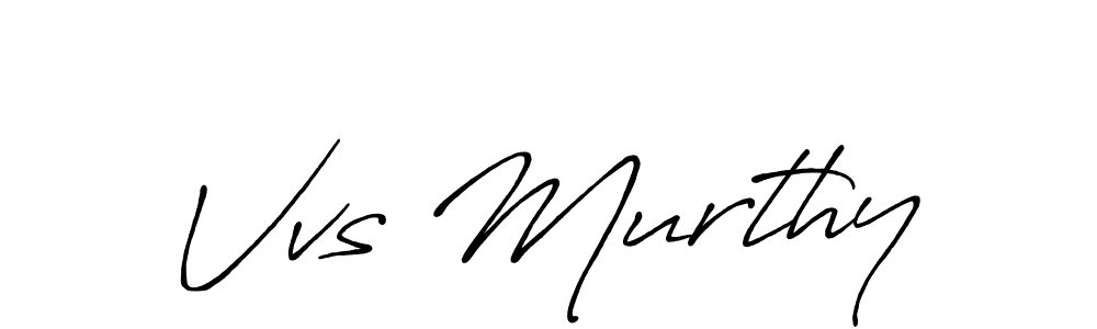 Make a beautiful signature design for name Vvs Murthy. Use this online signature maker to create a handwritten signature for free. Vvs Murthy signature style 7 images and pictures png