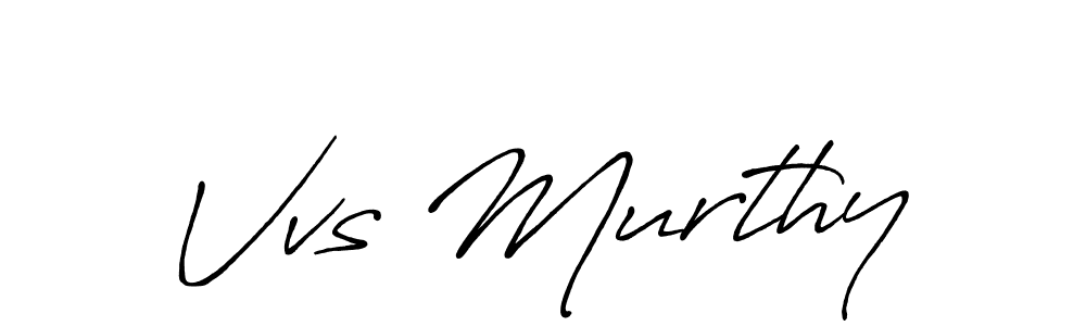 Make a beautiful signature design for name Vvs Murthy. Use this online signature maker to create a handwritten signature for free. Vvs Murthy signature style 7 images and pictures png