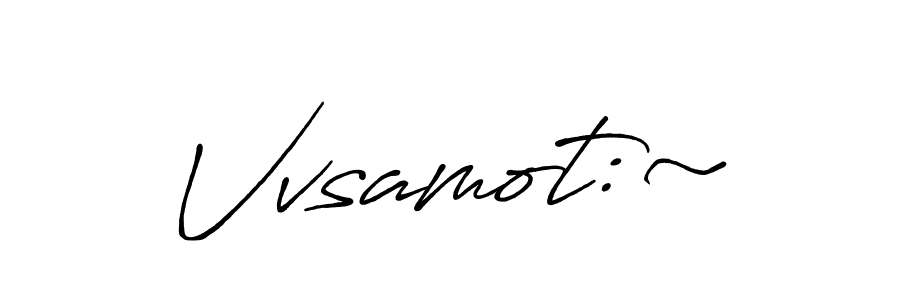 Use a signature maker to create a handwritten signature online. With this signature software, you can design (Antro_Vectra_Bolder) your own signature for name Vvsamot:~. Vvsamot:~ signature style 7 images and pictures png